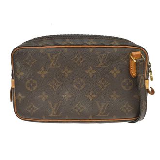 Louis Vuitton Pochette Marly Bandouliere Monogram Canvas Brown Canvas Handbag (Pre-Owned)