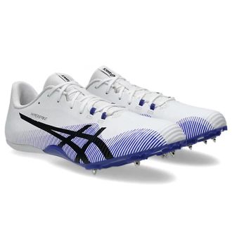 Asics Hypersprint 1093A197-101 Mens White Blue Track & Field Shoes MEW2531