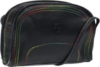 Fendi Pre-owned Cross Body Bags, female, Blue, Size: ONE SIZE Pre-owned Vintage Cross Body Bag