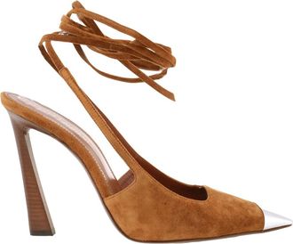 Saint Laurent Womens Tom Lace Up Pumps, Brand Size 40 ( US Size 10 )