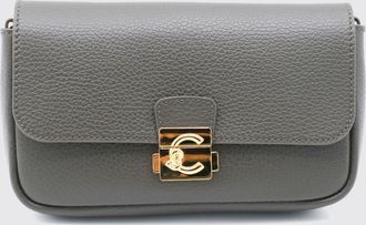 Coccinelle Mini borsa a spalla C-Me Lock in pelle martellata con chiusura a fibbia