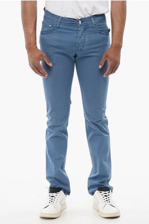 Corneliani ID LUXURY Straight Fit Denims with Embroidered Logo size 30