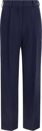 Blaz&eacute; Milano Blue Straight Pleated Pants