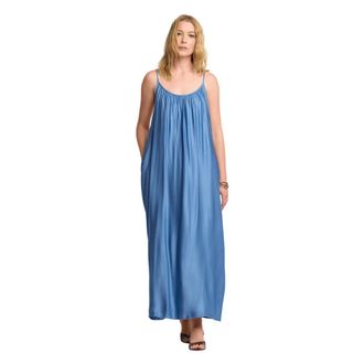 Kocca Long Dress with Thin Straps - female - Kocca - Maxi Dresses - Blue - M - Dresses