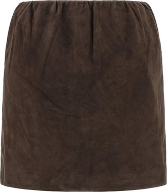 Rotate Suede Skirt