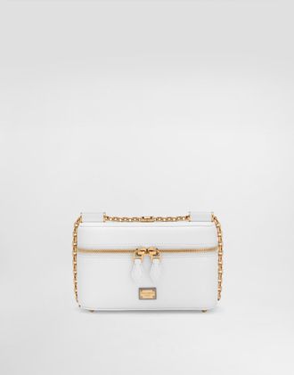 Dolce & Gabbana Sicily Crossbody Bag - Woman Shoulder And Crossbody Bags White Onesize