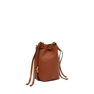 Chlo&eacute; Calfskin Bucket Bag - Brown