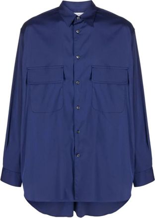 Comme Des Gar&ccedil;ons Blauw Casual Overhemd - Heren - Casual Overhemden - Blauw - L - Overhemden