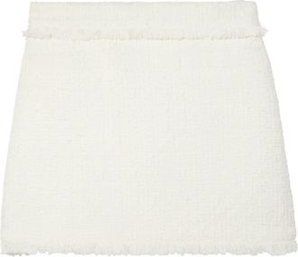 Proenza Schouler tweed knitted mini skirt - women - Cotton/Polyester/Rayon - 2