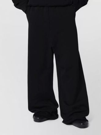 Entire studios wide leg cotton jogging trousers side pockets