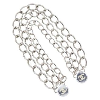 Chanel Pre-owned Metal Belt - female - Chanel Vintage - Vintage Belts - Gray - ONE SIZE - Pre-owned