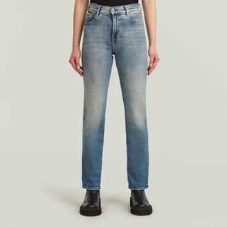 G-Star Viktoria High Straight Jeans - Midden blauw - Dames