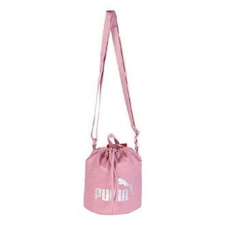 Puma (WMNS) PUMA Core Small Bucket Bag Pink White 077388-02