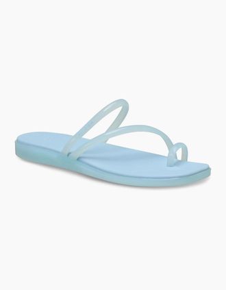 Crocs Womens Crocs Miami Jely Toe Loop EVA Womens Sky Blue Sandals - Size: UK 8 / eu 41/42 / us w10