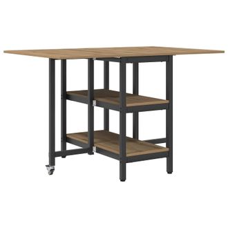 vidaXL Mesa De Comedor 122 X 80 X 76,5 Cm Madera De Ingenier&iacute;a Vidaxl