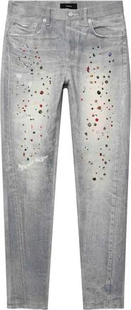 Purple P001 Low-Rise Skinny Jean - Heren - Slim Fit Jeans - Grijs - W32 - Katoen - Jeans