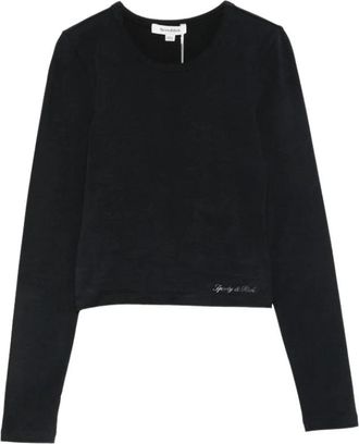 Sporty & Rich To 15389326Ba Trui - Dames - Longsleeves - Zwart - L - Tops