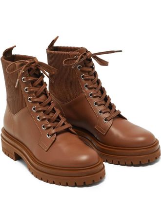 Gianvito Rossi Martis leather boots - Brown