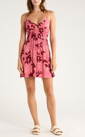 Billabong Rays All Day Minidress in Mauve Rose at Nordstrom Rack, Size Medium