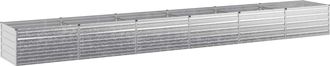 vidaXL Cama De Jard&iacute;n Elevada Plateado 600 X 80 X 55 Cm Galvanizado Vidaxl