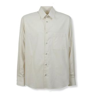 Christophe Lemaire Casual Shirts, male, Beige, Size: S Regular Shirt