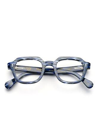 K&agrave;dor square-frame glasses - Blue