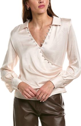 L'agence LAgence Bernice Wrap Blouse