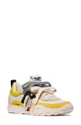 Kate Spade New York k as in kate nyc taxi lace-up sneaker in Rich Lemon Multi at Nordstrom, Size 6.5