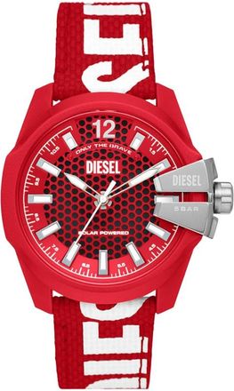 Diesel Baby Chief Red Dial Mens Watch DZ4619