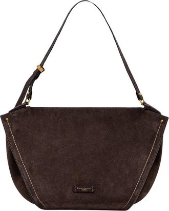 Gianni Chiarini Bloom Tote - Dames - Schoudertassen - Bruin - ONE Size - Su&egrave;de - Tassen