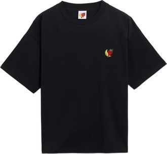 Sky High Farm T-shirt met geborduurd detail - Zwart