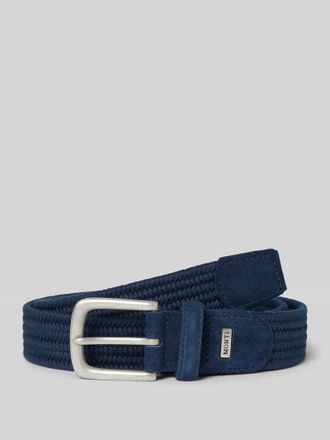 Monti G&uuml;rtel mit Dornschlie&szlig;e Modell Sanremo in Marine, Gr&ouml;&szlig;e 100