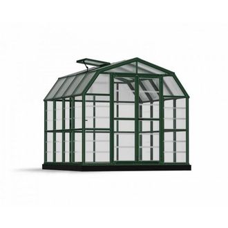 Palram Greenhouse Grand Gardener Clear 8X8 - L264.2 x W264.7 x H238.2 in Green