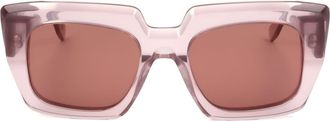 Retro Superfuture 52mm Square Sunglasses in Pink at Nordstrom Rack