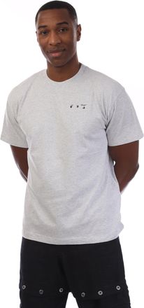 Off-white Mens Off White Big Logo Over T-Shirt in Grey black Cotton - Size 2XS