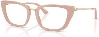 Jimmy Choo London 54mm Cat Eye optical glasses in Pink at Nordstrom