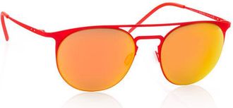 Italia Independent II 0206 055.000 Mens Sunglasses Orange Size 52