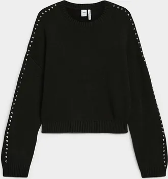 Twik Womens Loose studded sweater