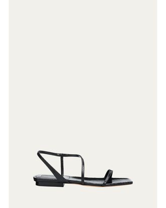 Emme Parsons Delice Strappy Flat Leather Sandals