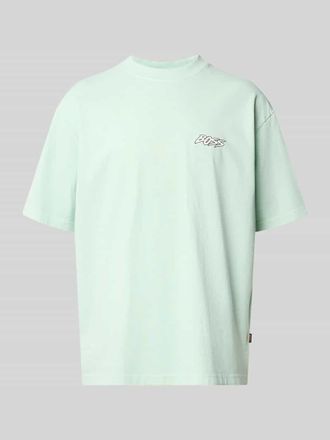 Boss Orange by Hugo Boss BOSS Orange Regular Fit T-Shirt aus reiner Baumwolle Modell SURFWASH in Tuerkis, Gr&ouml;&szlig;e XXXL