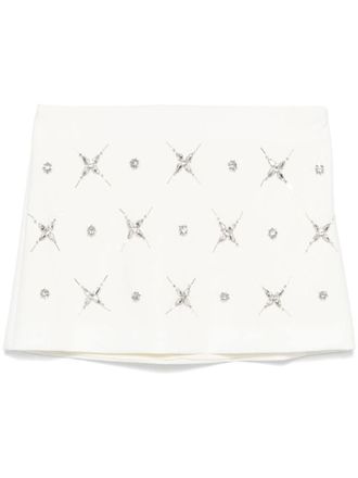 Pinko Minigonna con decorazione - Bianco