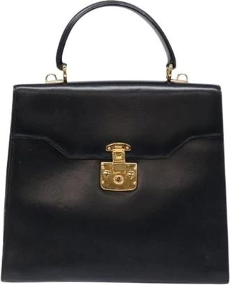 Gucci Pre-owned Handbags, female, Blue, Size: ONE SIZE Pre-owned Vintage Handbag