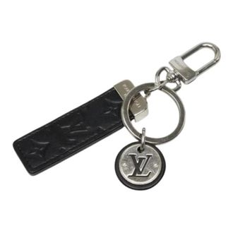 Louis Vuitton Pre-owned Leren Sleutelhanger - Dames - Pre-owned - Zwart - Maat: ONE Size Leer