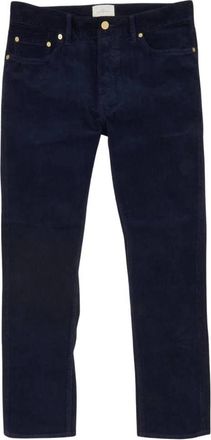 Sid Mashburn Mens Slim Straight 5-Pocket Pant In Navy Corduroy