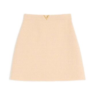 Valentino Rokken, Dames, Beige, S, Short Skirt