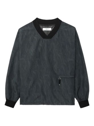 Toga Archives V-neck pocket T-shirt - men - Nylon - 48 - Blue