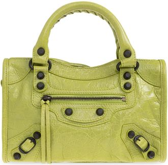 Balenciaga Handbags, female, Green, Size: ONE SIZE Le City Mini Handbag