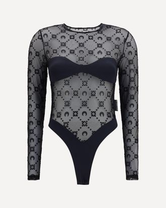 Marine Serre Mesh Body with Moon motif Female M