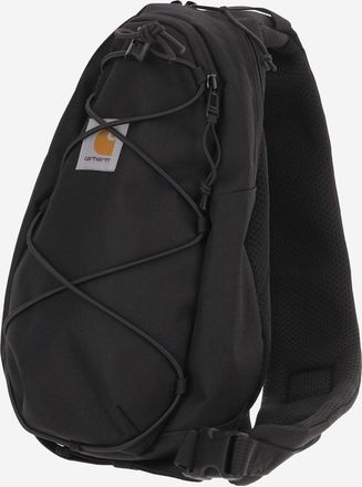 Carhartt Work in Progress Mens Sling Bag Black Nylon Recycled Polyester Canvas Backpacks