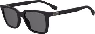 HUGO BOSS Polarized Grey Square Mens Sunglasses BOSS 1574/S 0807/M9 53